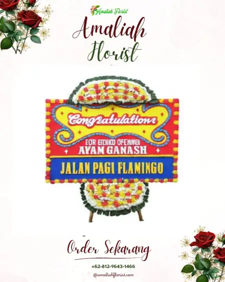 Sewa Papan Bunga Muara Dua